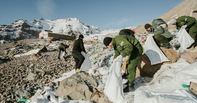 Լուսանկարը Պահպանվող տարածքների վարչության արխիվից, մաքրման ակցիա Մղինվարծվերիի վրա, 2019 թվականի հոկտեմբեր